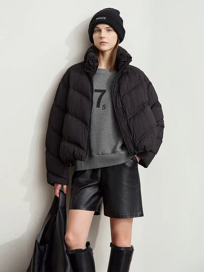 Minimalist Fleece Sweatshirt | Loose O-Neck Winter Pullover