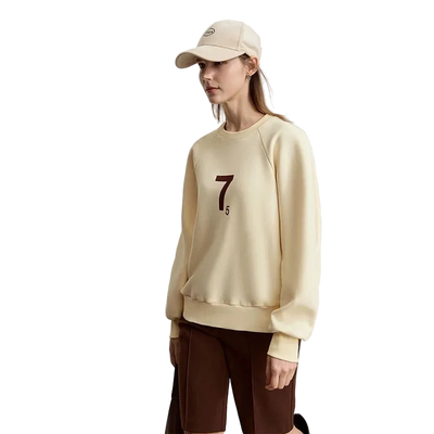 Minimalist Fleece Sweatshirt | Loose O-Neck Winter Pullover