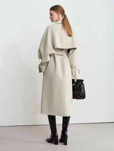 Women's Double-Sided Woolen Coat & Vest Set | AMII Winter Commuter
